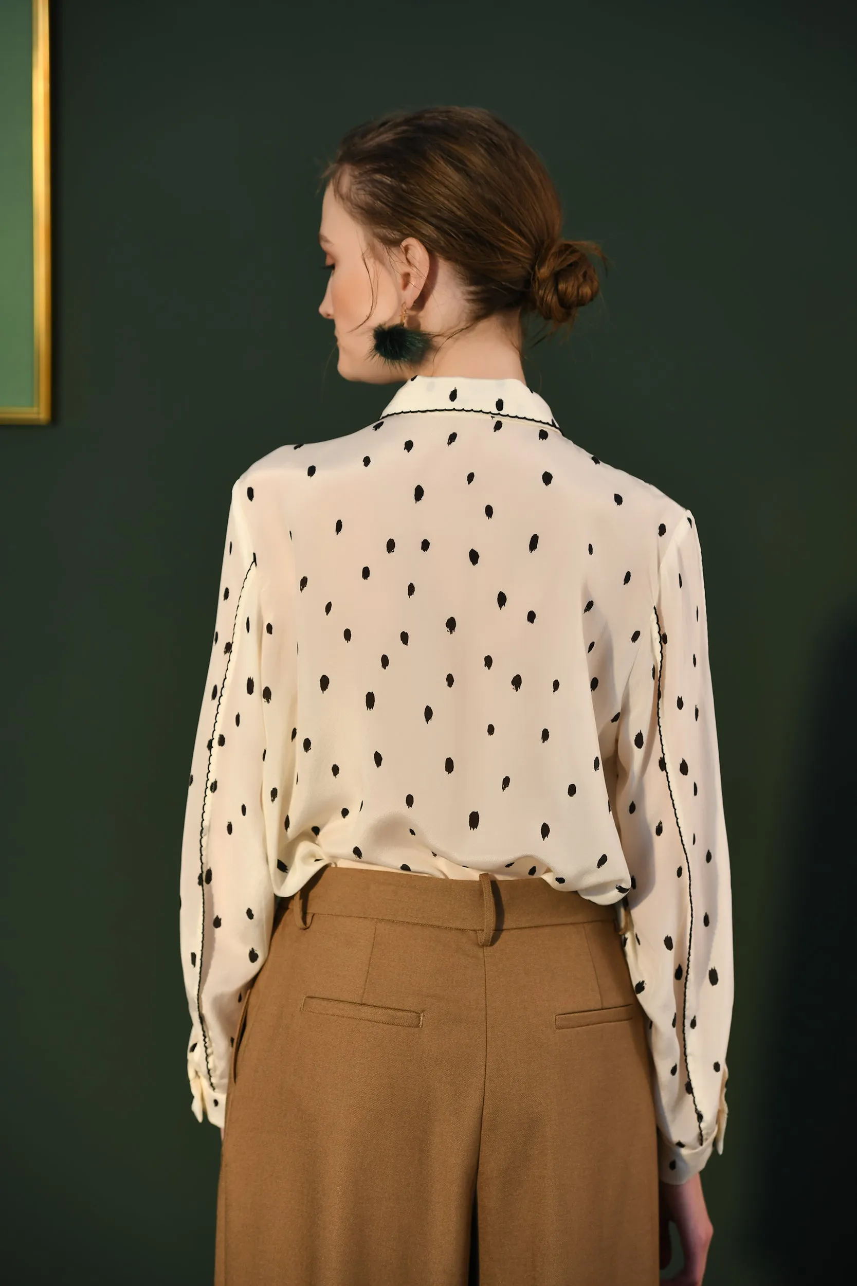 Fangyan | Penguin Silk Blouse