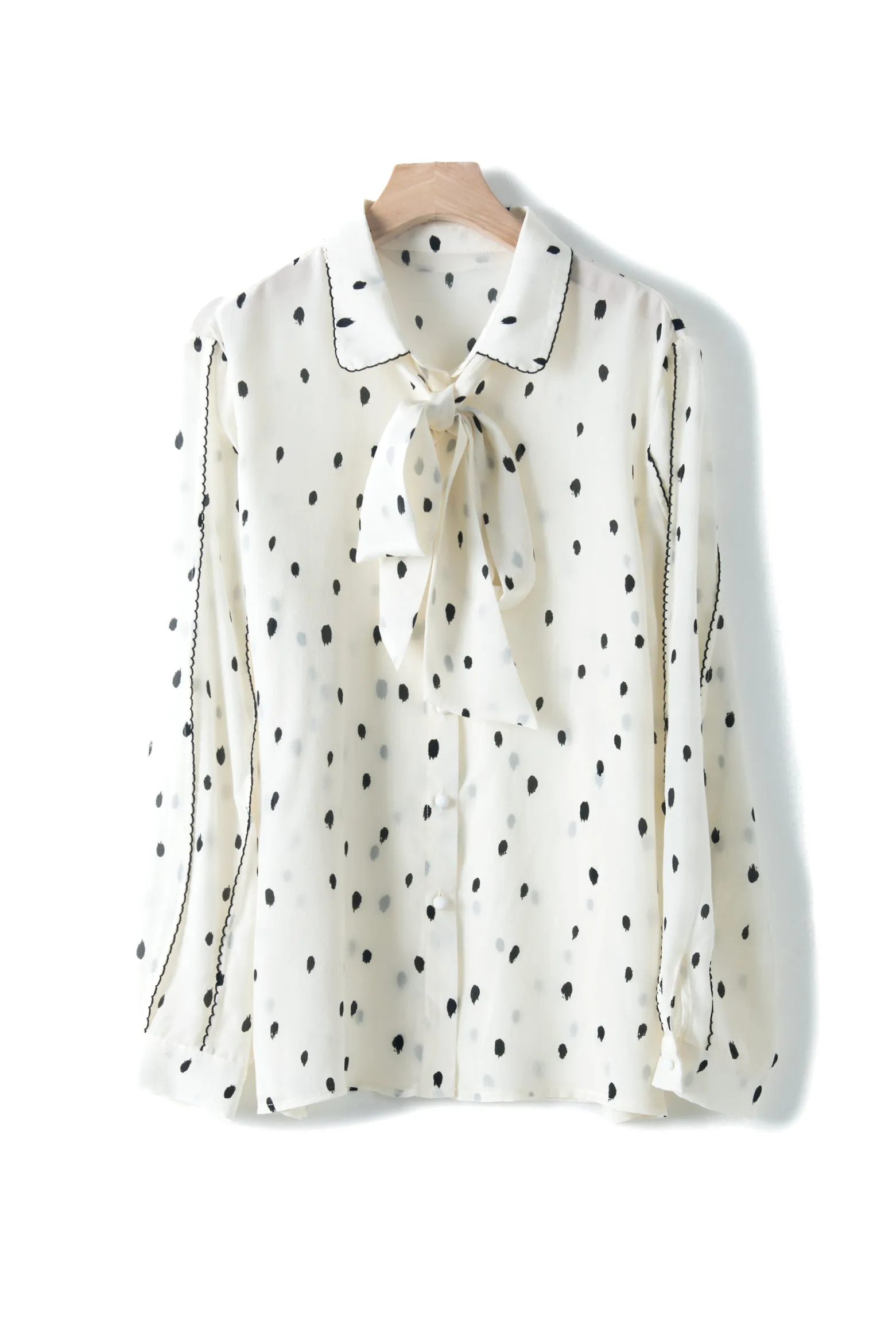 Fangyan | Penguin Silk Blouse