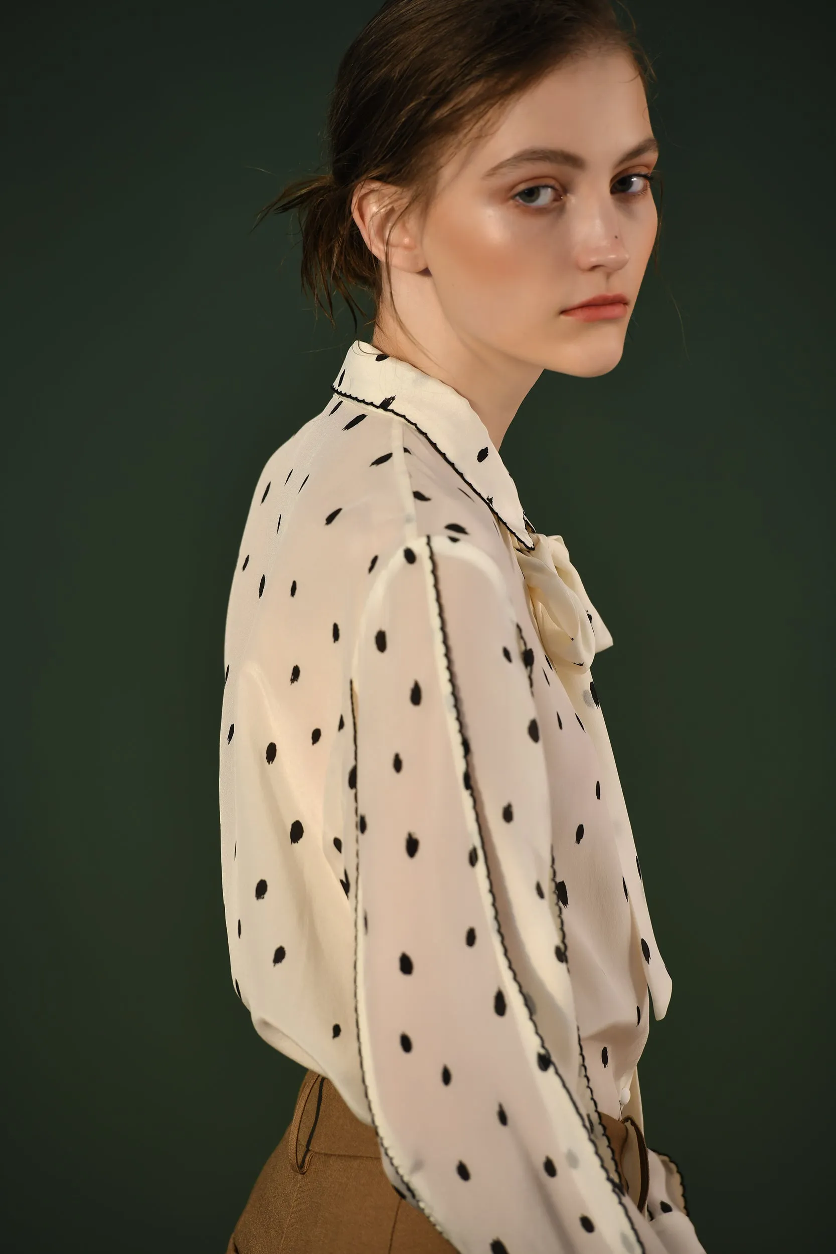 Fangyan | Penguin Silk Blouse