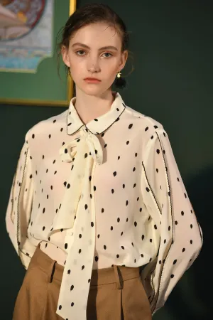 Fangyan | Penguin Silk Blouse