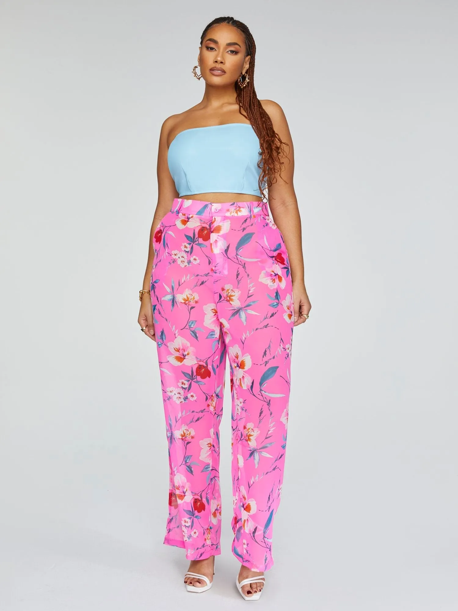 Fashion To Figure - Lori Faux Leather Bandeau Top