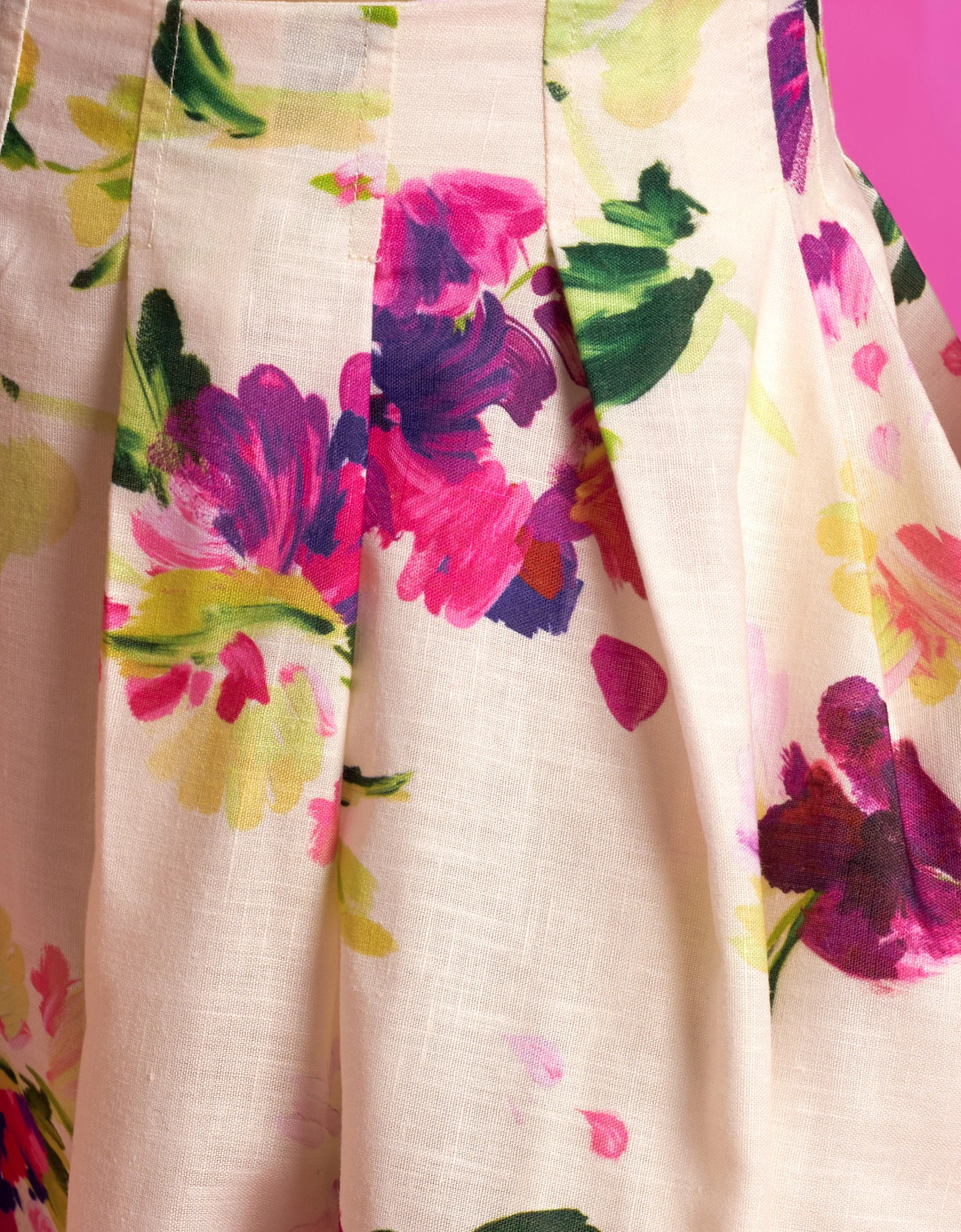 Floral Print Skirt