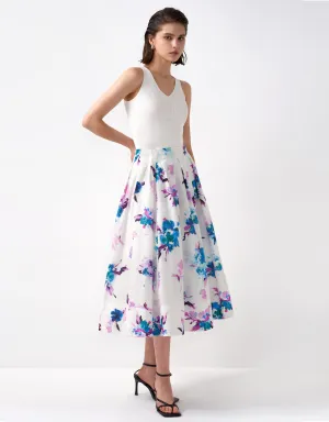 Floral Print Skirt