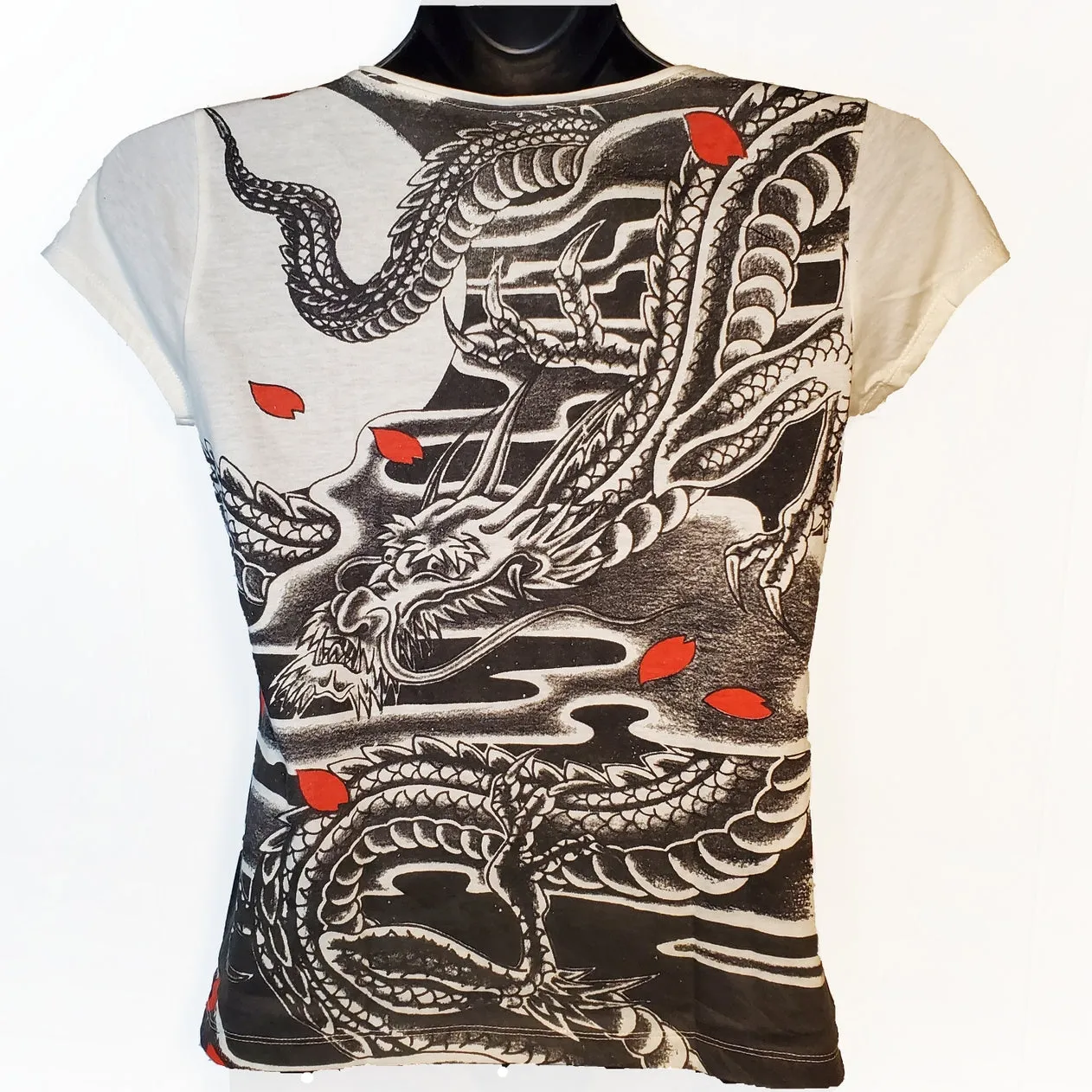 Flying Dragon T-Shirt in Black & White