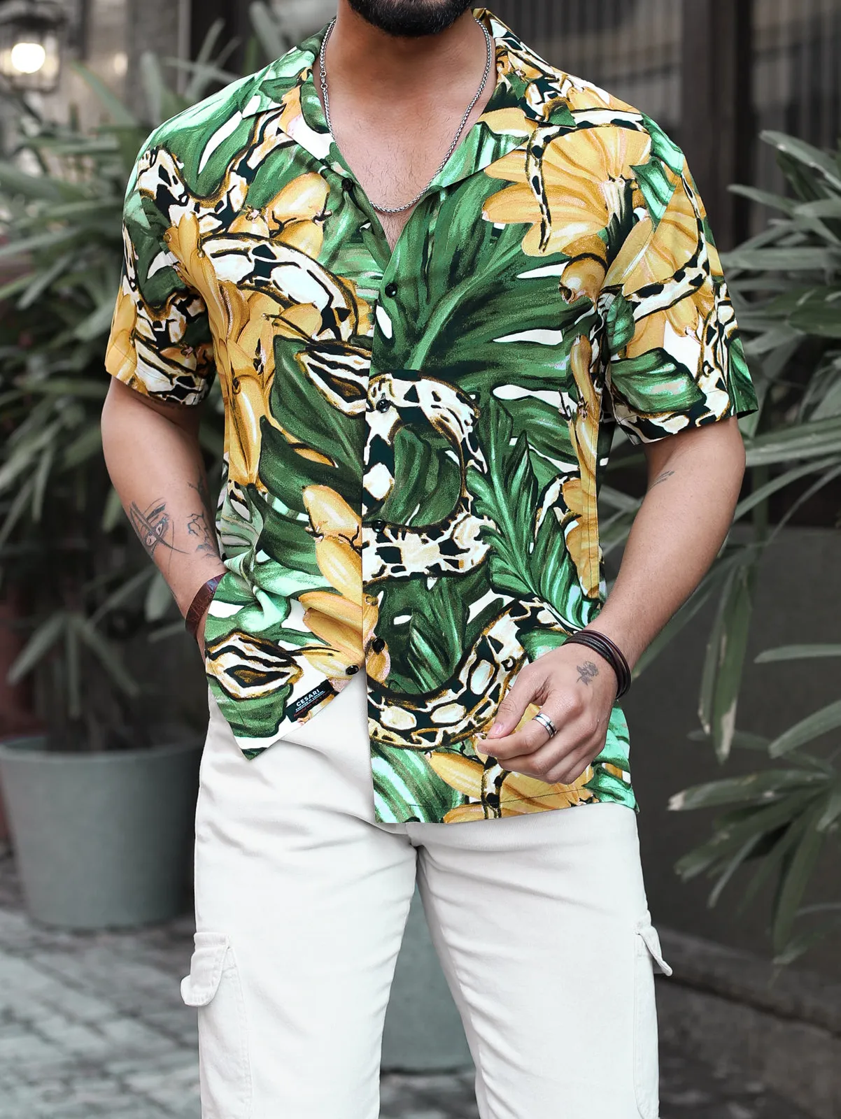 Forest Print Resort Shirt