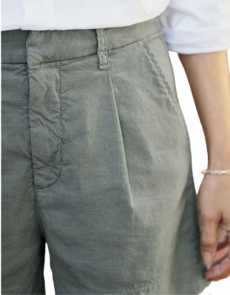 Frank & Eileen Walking Short in Rosemary (Italian Performance Linen)