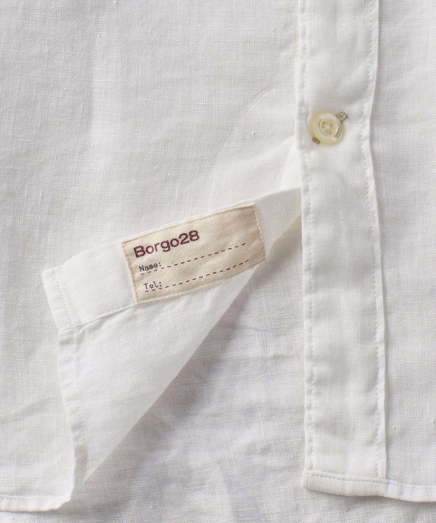 Garment Dyed Soft Washed Long Sleeve Linen Shirt