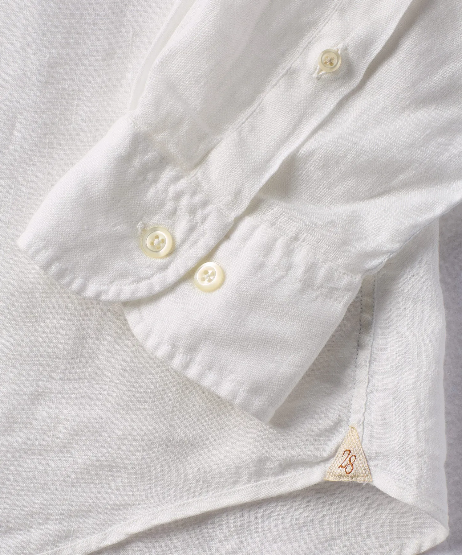 Garment Dyed Soft Washed Long Sleeve Linen Shirt