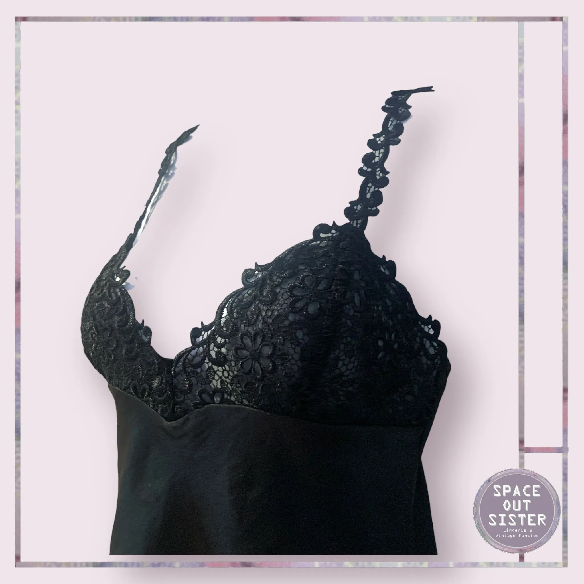 Guipure Detail Satin Camisole