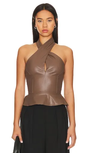 HEARTLOOM Fantine Top in Brown