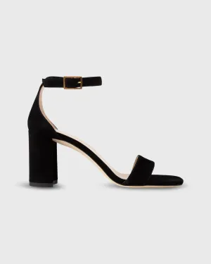 High Ankle-Wrap Block Heel