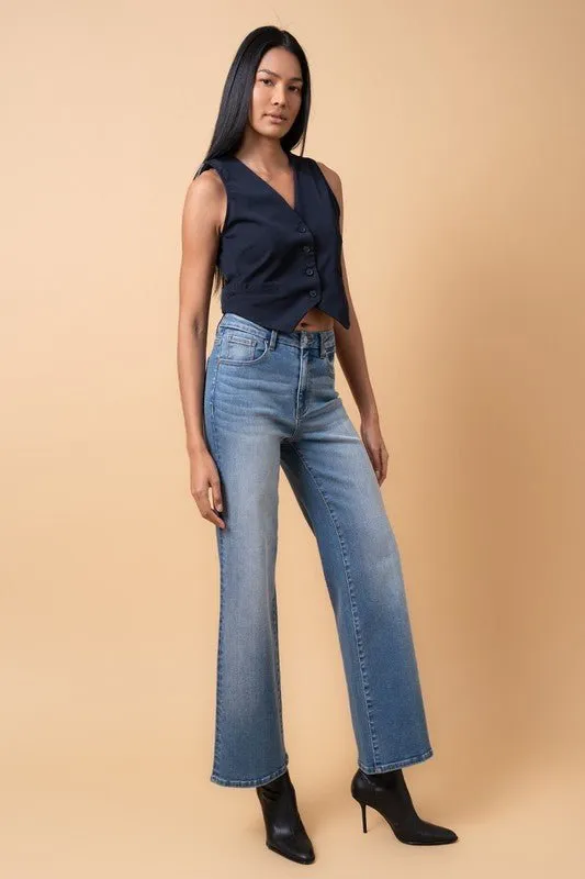 High Rise Relaxed Wide Leg