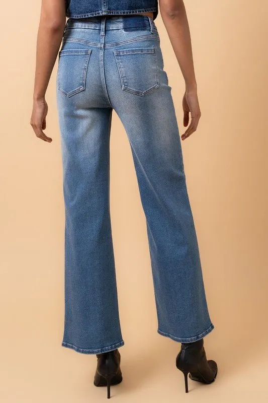 High Rise Relaxed Wide Leg