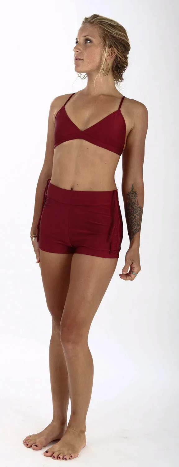 High-Waist Swimmer Shorts