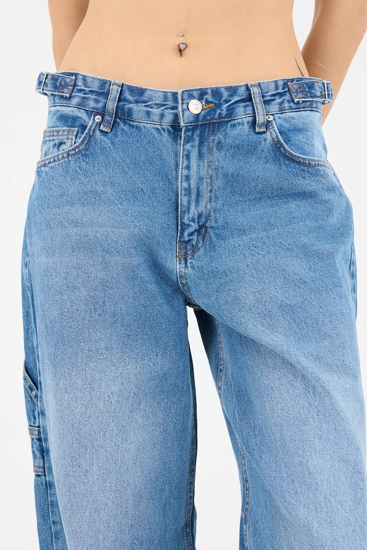 High-Waisted Balloon Jeans