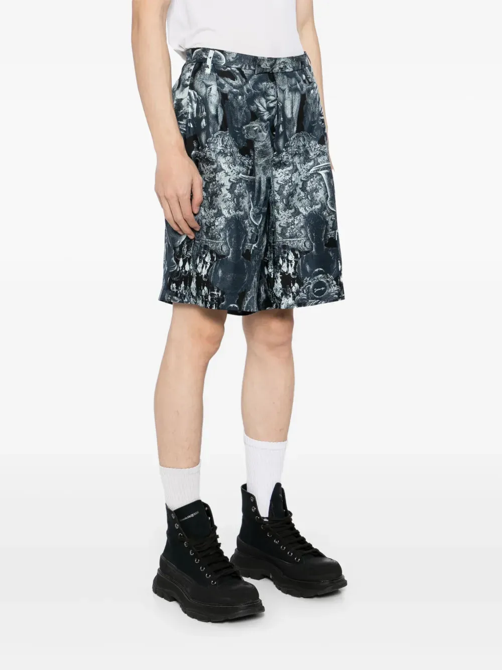 Hubert-Print Bermuda Shorts