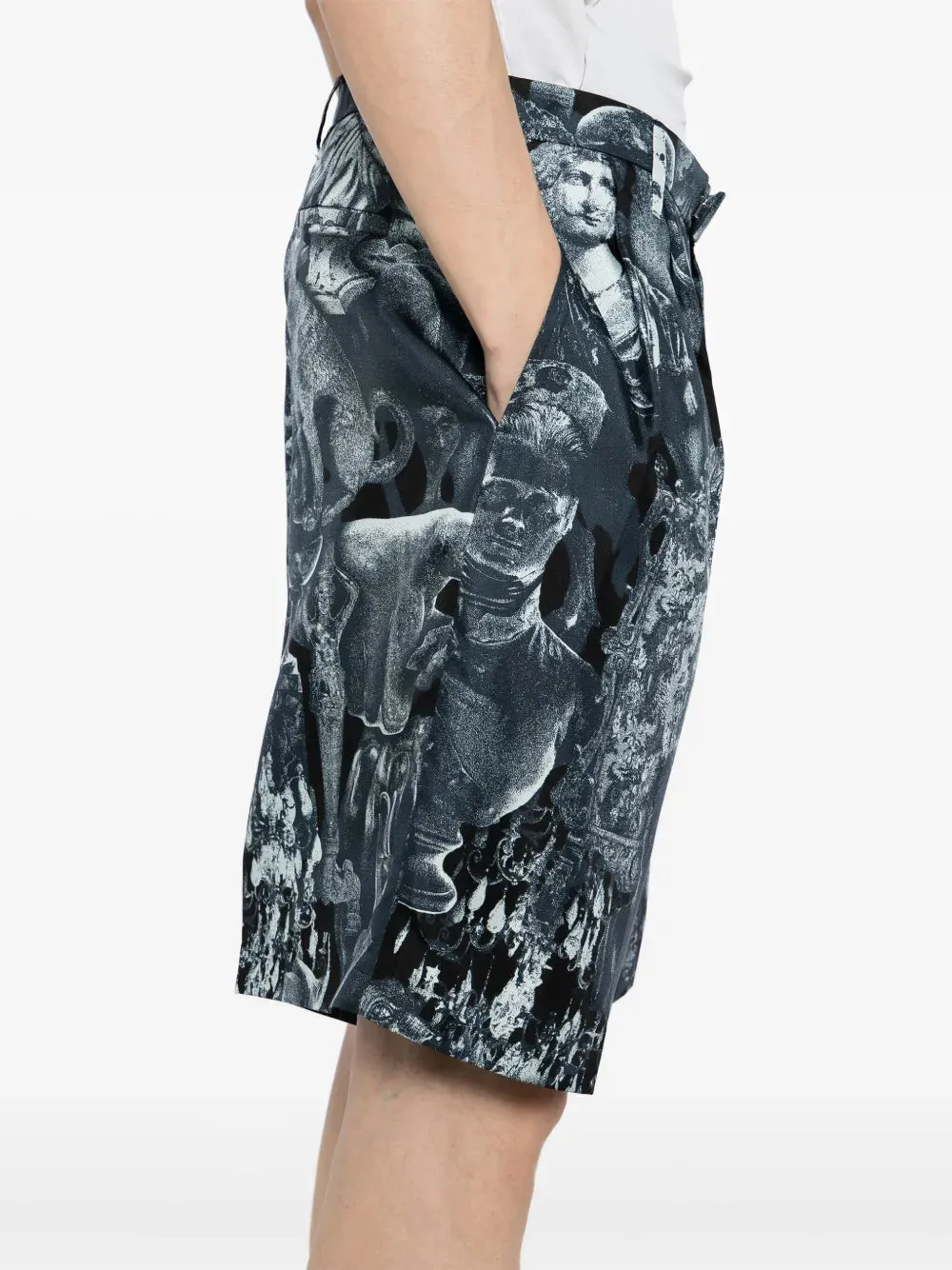 Hubert-Print Bermuda Shorts