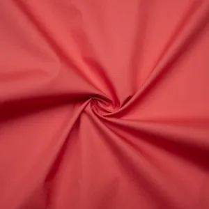 Ibe Red Cotton Poplin SHOWROOM SAMPLE 34CM X 60CM