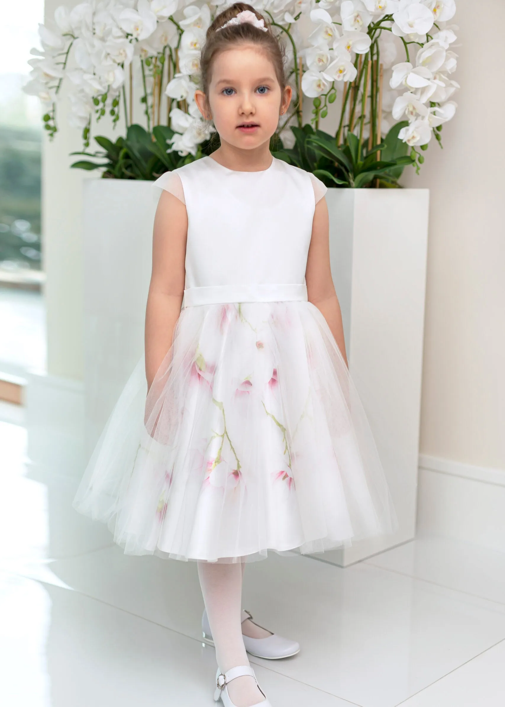 IVORY Occasion Flower Girl Dress (Magnolia)