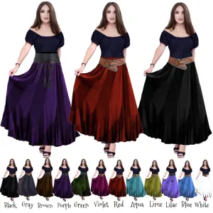 Juliet Beautiful Sexy Bias Ruffled Maxi Skirt