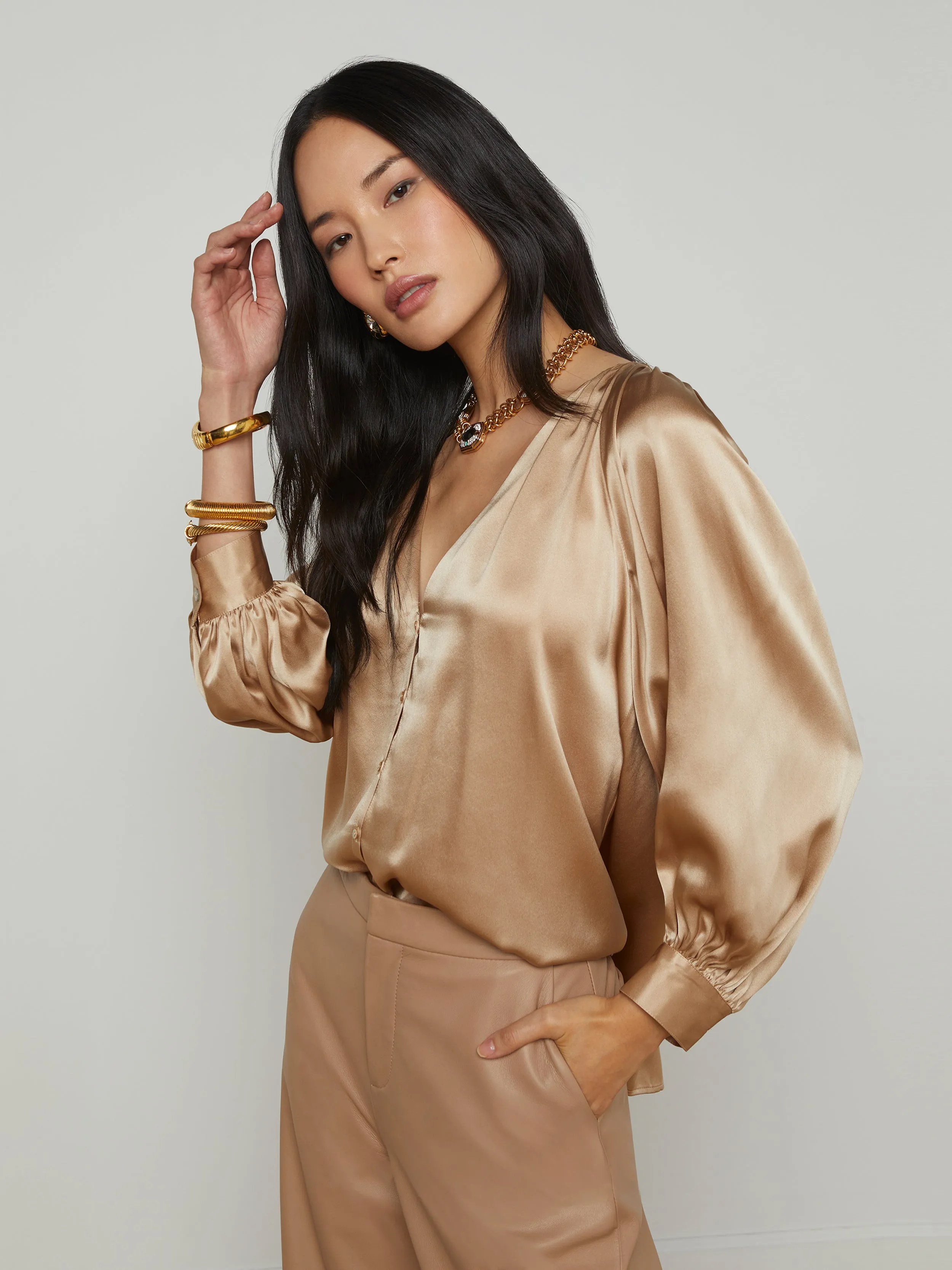 Kaili Silk Blouse