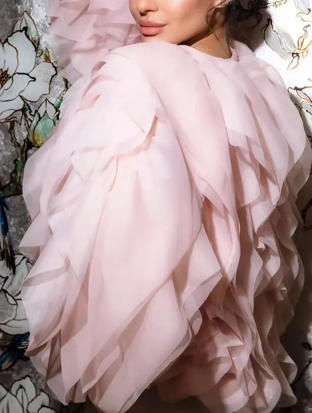 Karissa™ | Elegant Ruffles Sleeved Blouse
