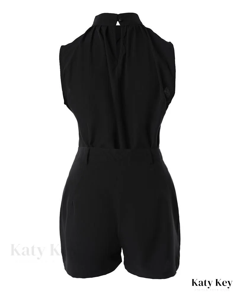 KatyKey - Chic and Stylish Brown Sugar Afro Queen Tank Top & Shorts Set
