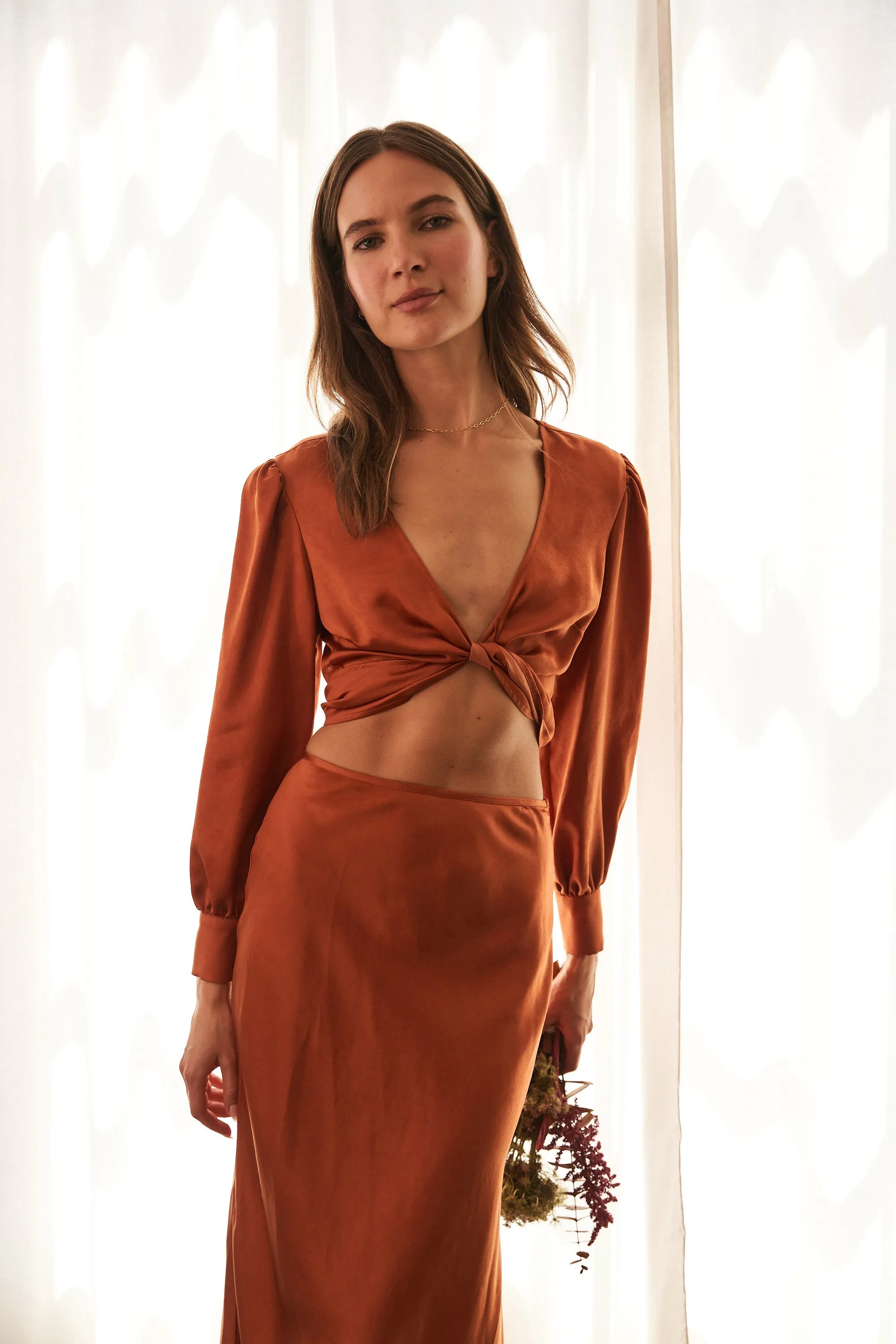 Lauren Top in Rust