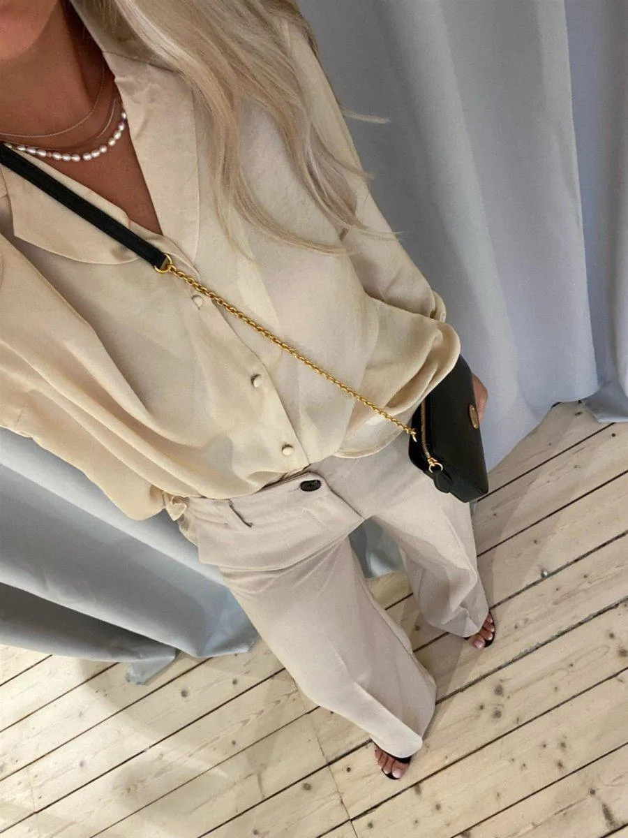 Leah shirt - Cream Milk