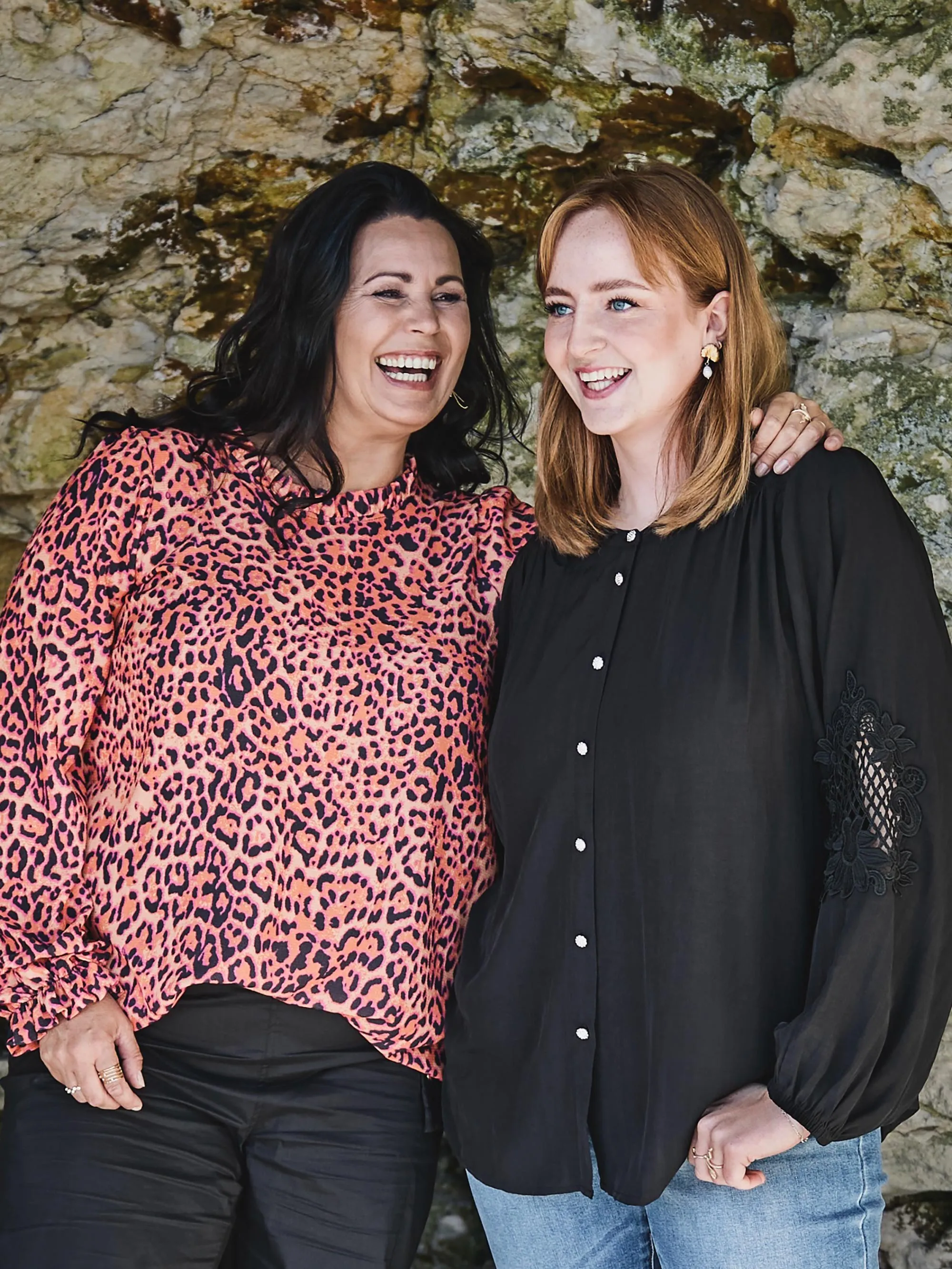 LEIGH BLOUSE - Leo print