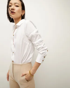 Libby Poplin Button-Down Shirt