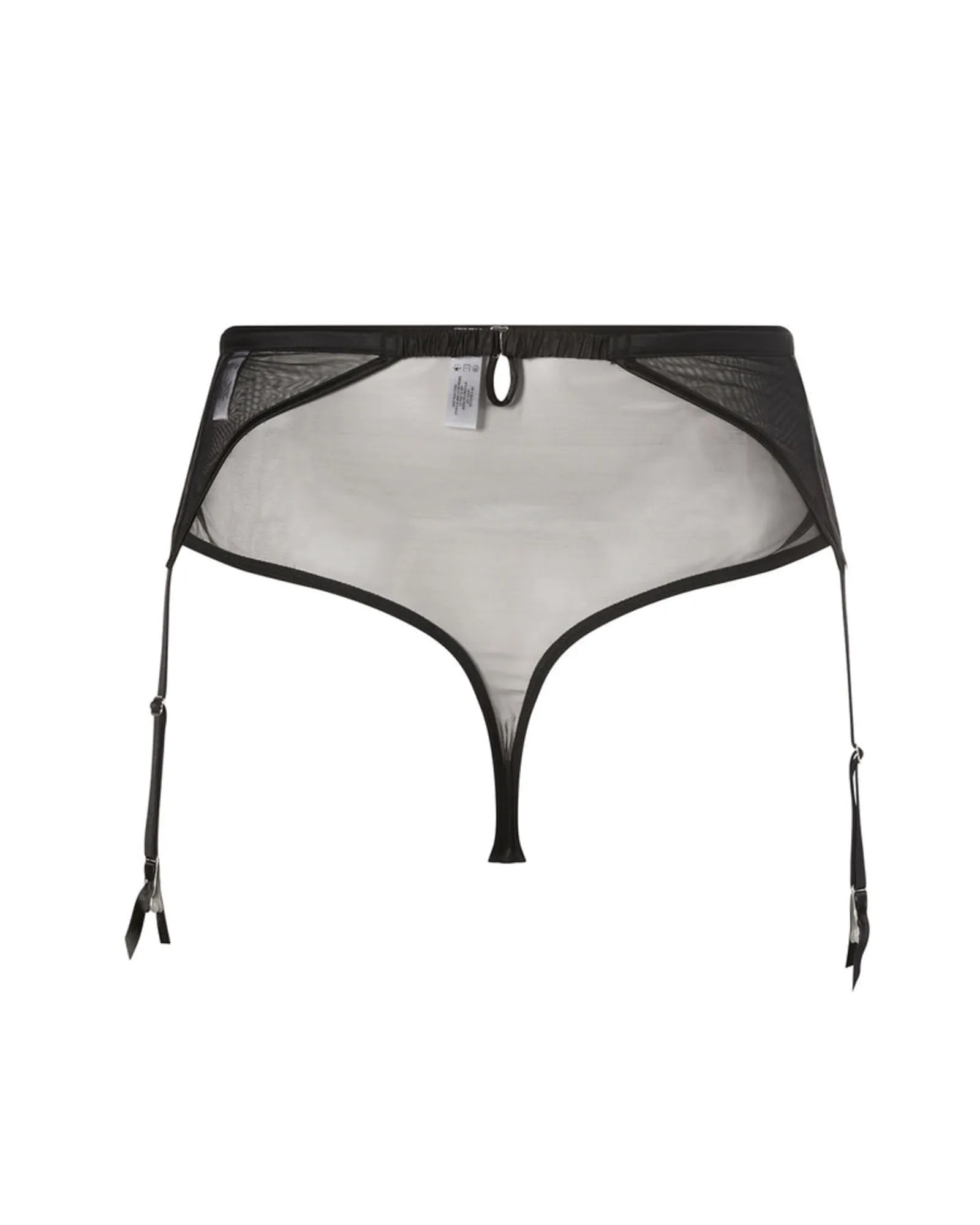 Lily Lace Garter Belt | Black