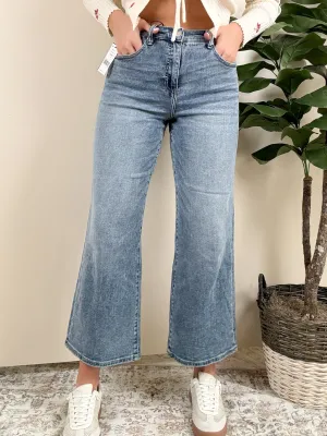 Liverpool Carbon Canyon Stride Wide Leg Jean