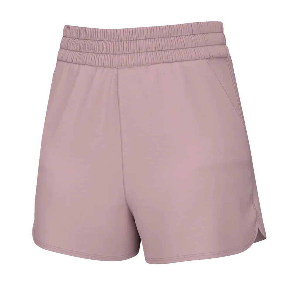 Local Girl High Waisted Blush Colored Volley Shorts