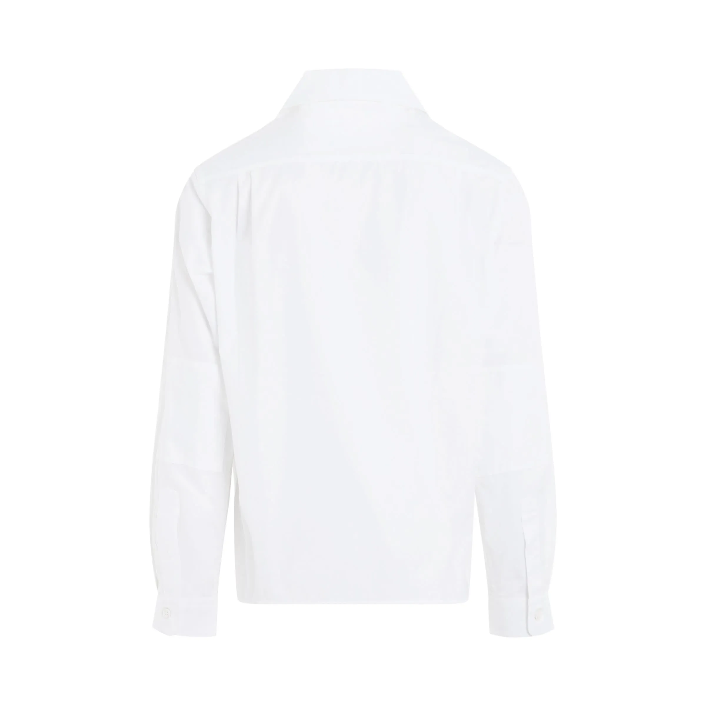 Logo Long Sleeve Shirt in Lily White