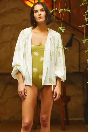 Lorelei Blouse // Cream Palmas