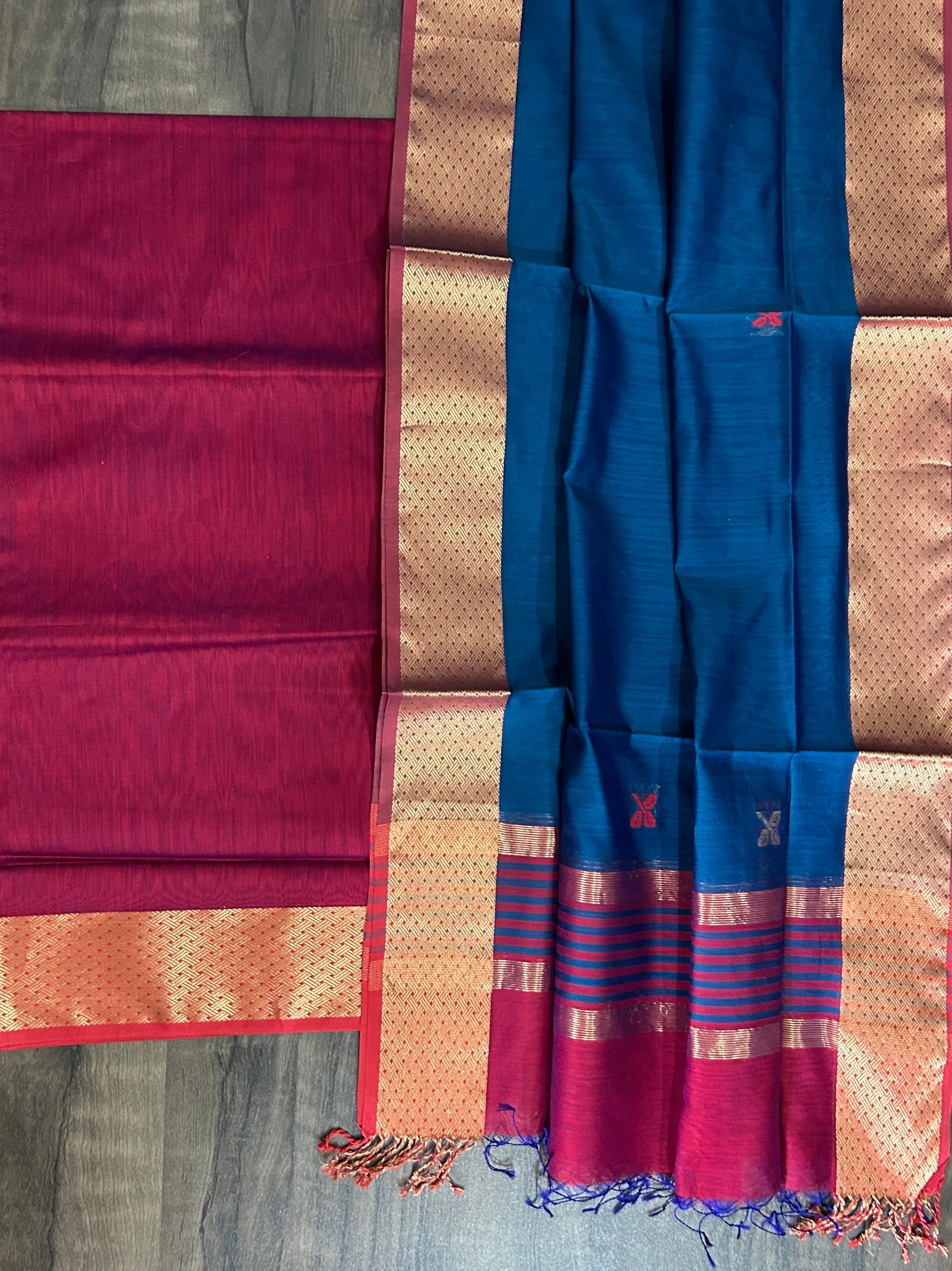 Maheshwari Silk Dress Material