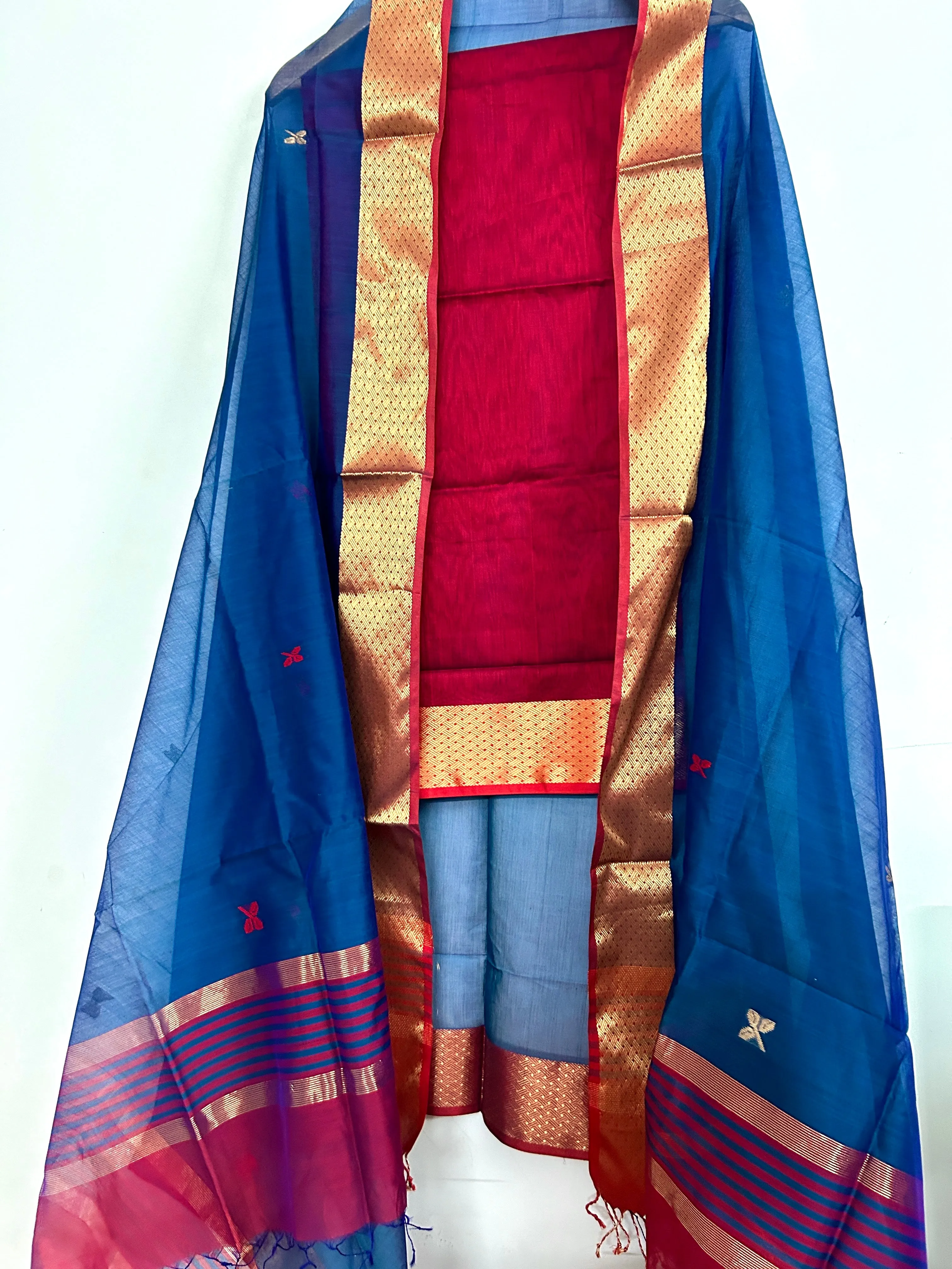 Maheshwari Silk Dress Material