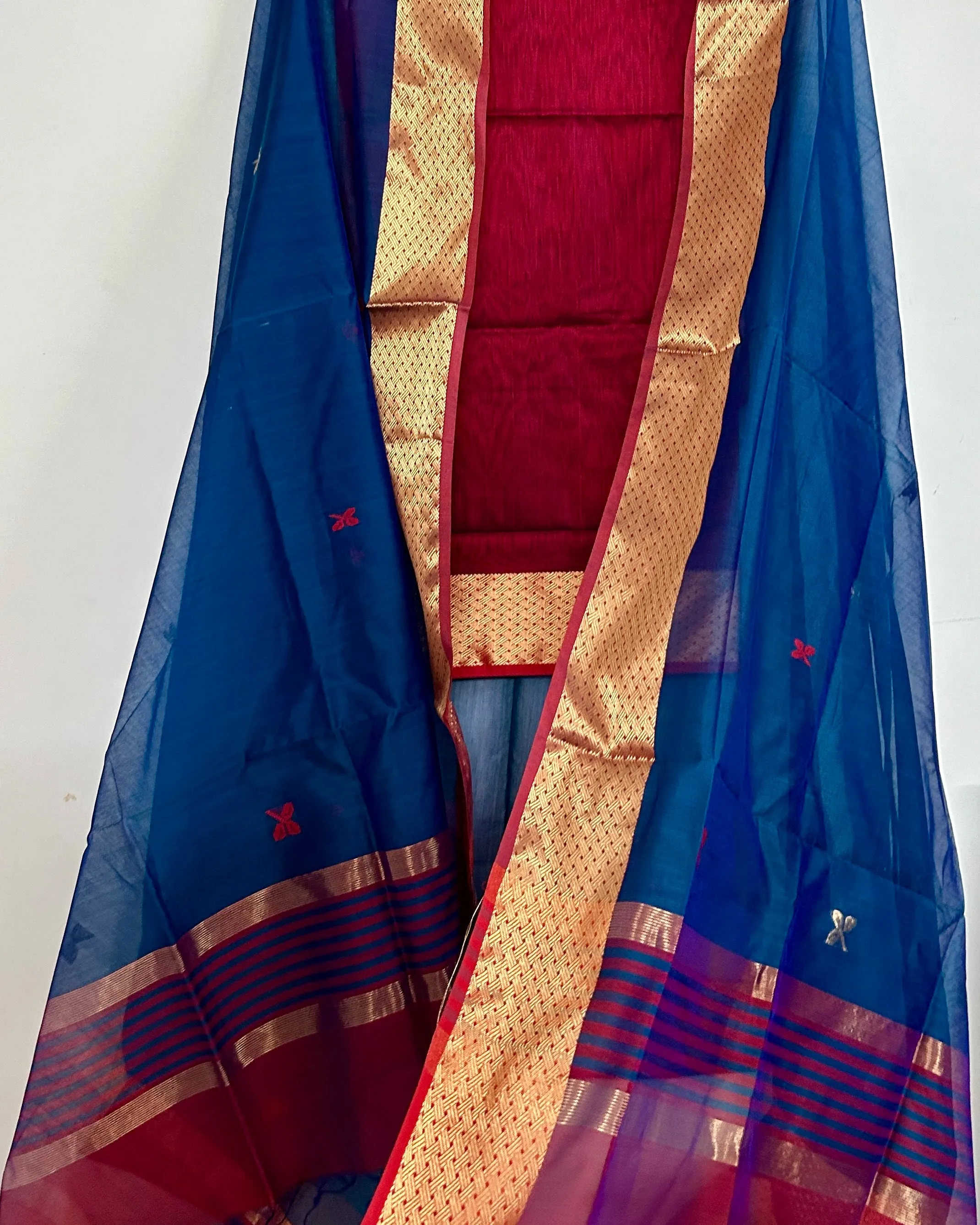 Maheshwari Silk Dress Material