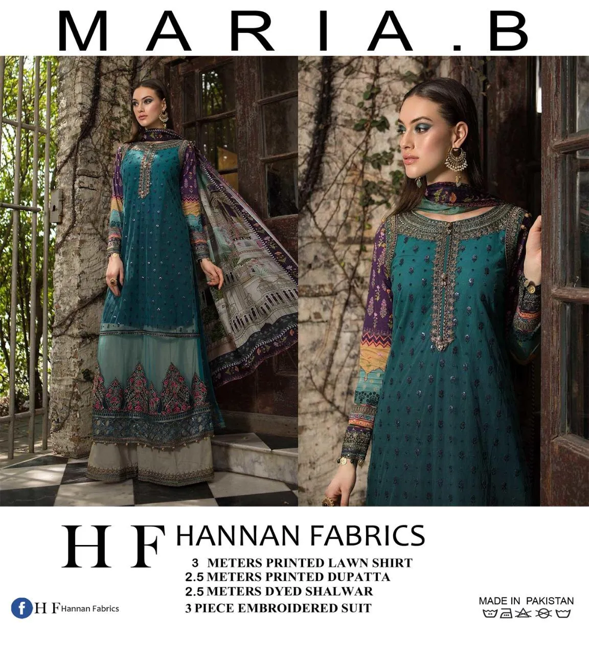 Maira B Embroidered Lawn Collection 2019 Pakistani Collection Suits