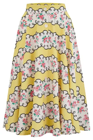 *Make Do & Mend* Sample Sale "Beverly" Skirt in Daydream Print size 12 .. PLEASE READ FULL DESCRIPTION ..