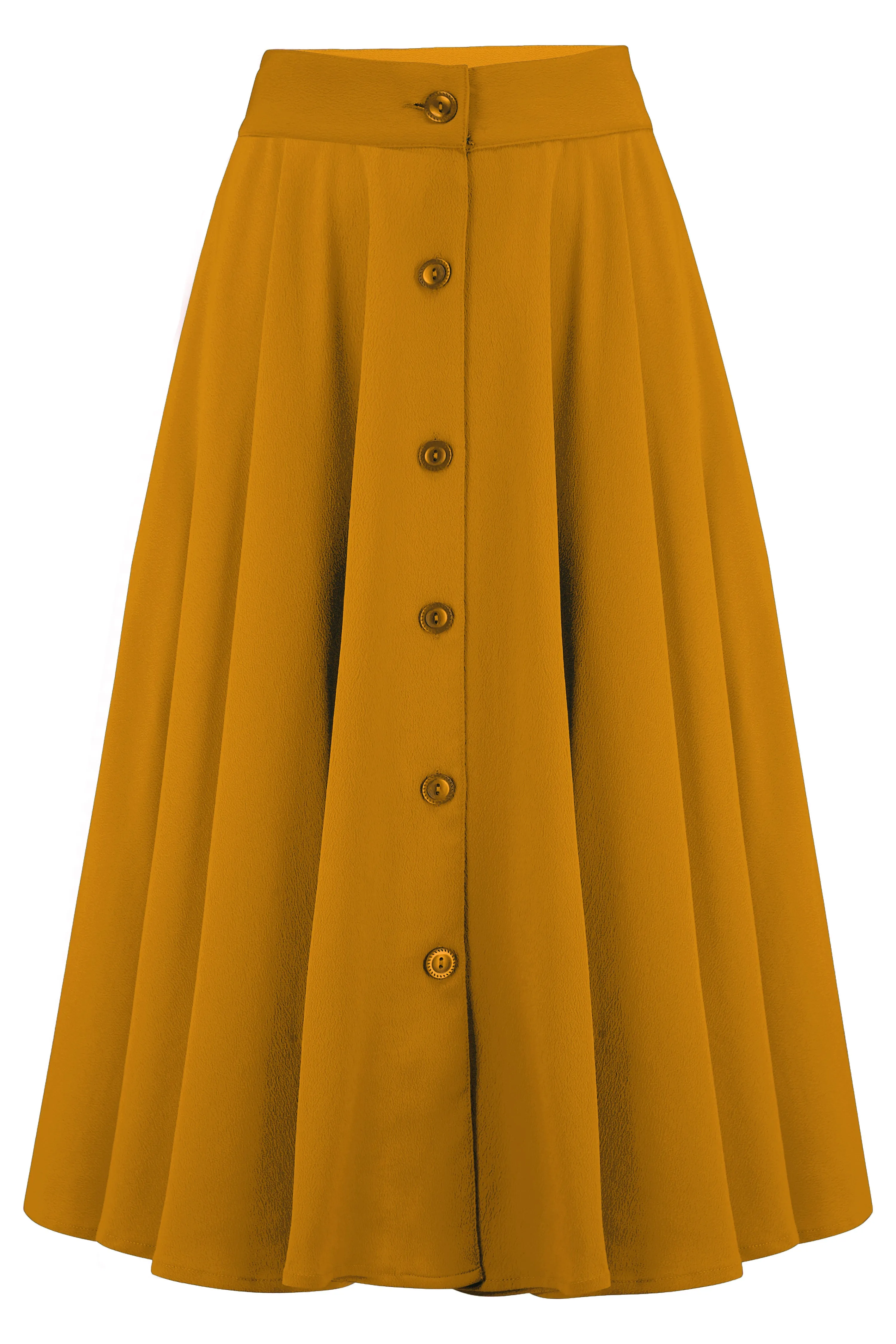 *Make Do & Mend* Sample Sale "Beverly" Skirt in Mustard size 8 .. PLEASE READ FULL DESCRIPTION ..