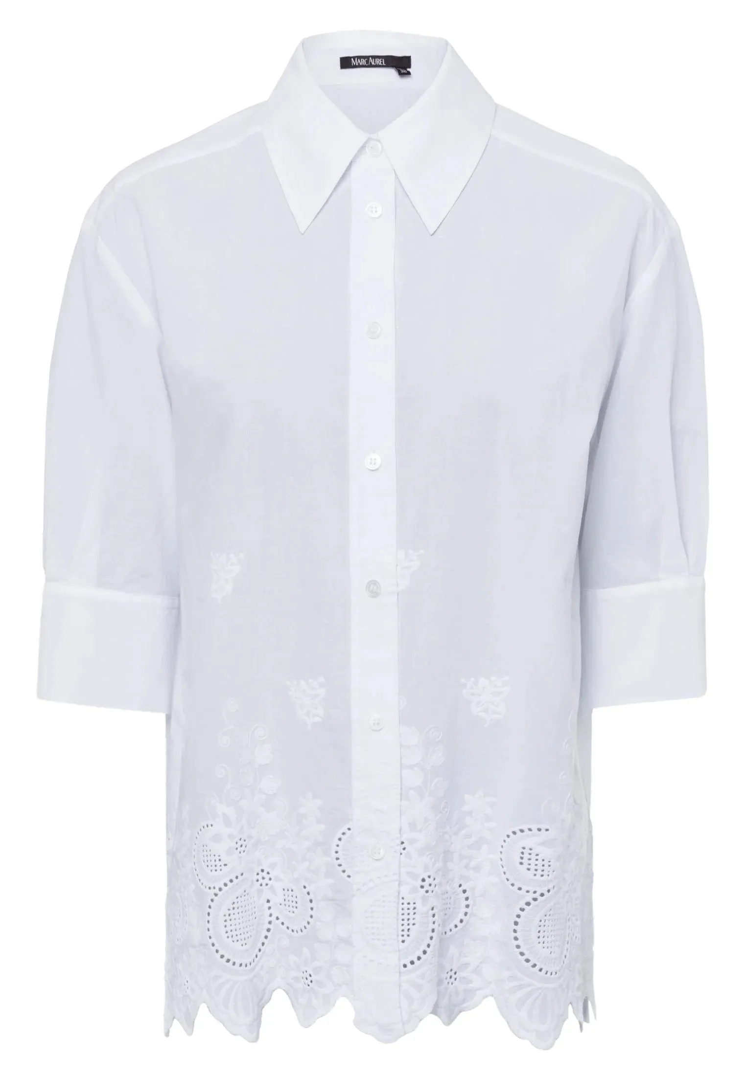 Marc Aurel Shirt blouse in embroidered cotton