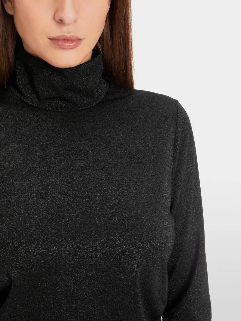 Marc Cain Black Long Sleeve T shirt With Feminine Sheen