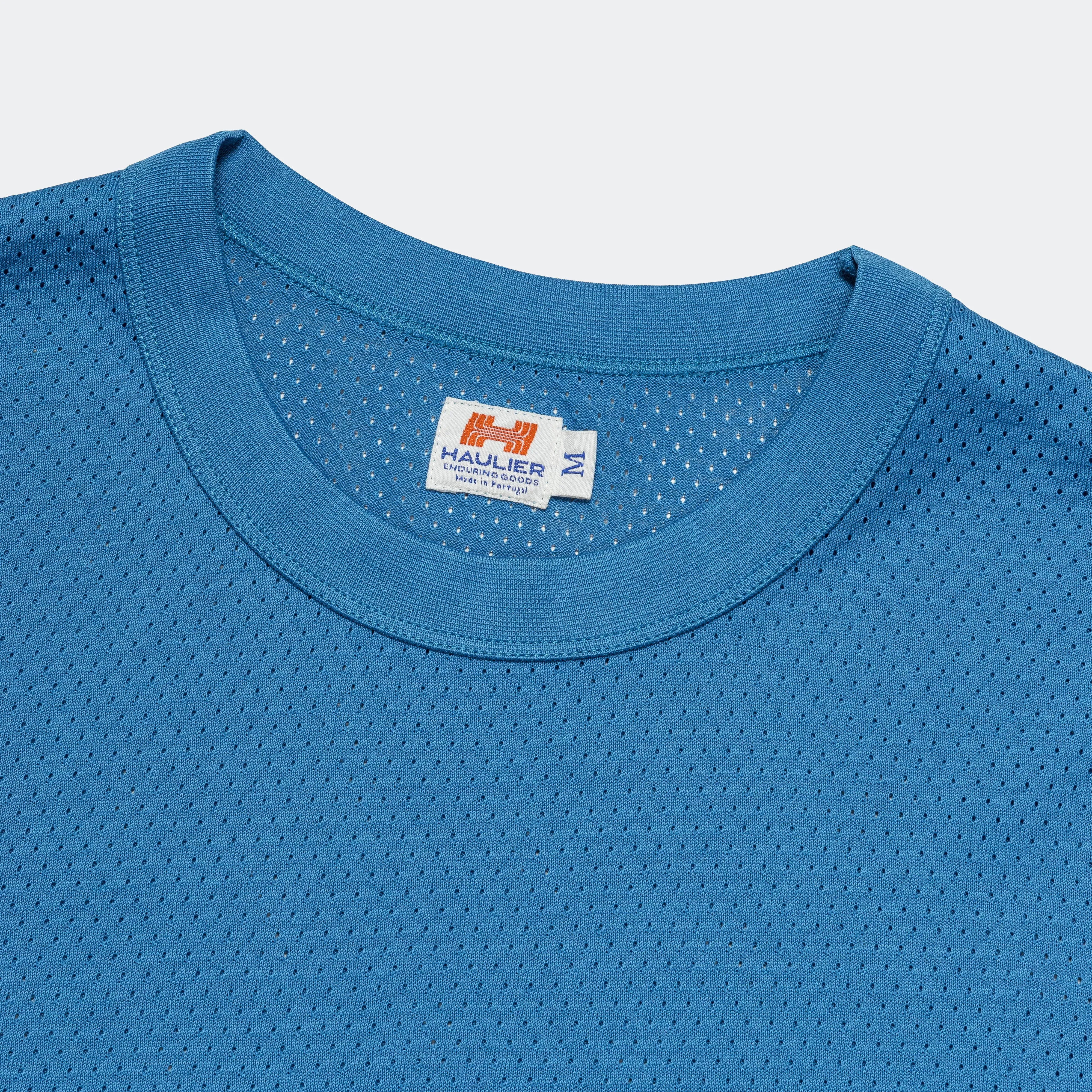 Marvin Mesh Tee - Sapphire Blue