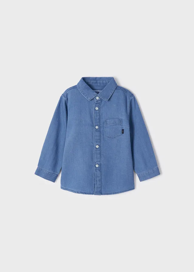 Mayoral L/s soft denim shirt