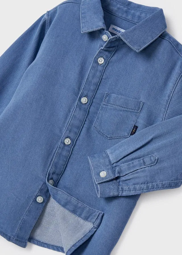 Mayoral L/s soft denim shirt