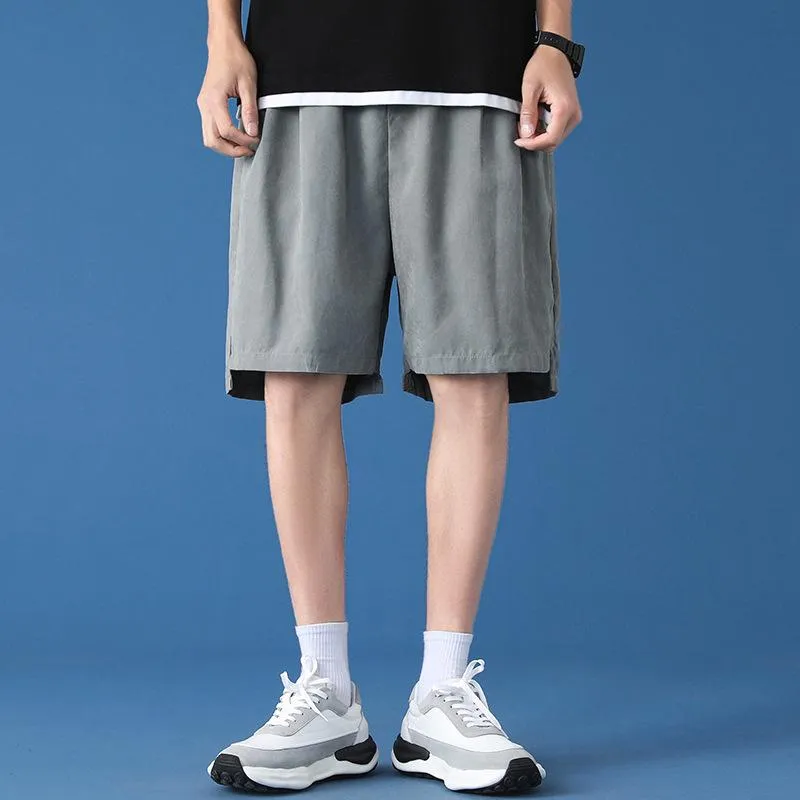 Men Shorts Summer Trendy Casual knee length Stylish Straight Loose Sporty Pants Shorts