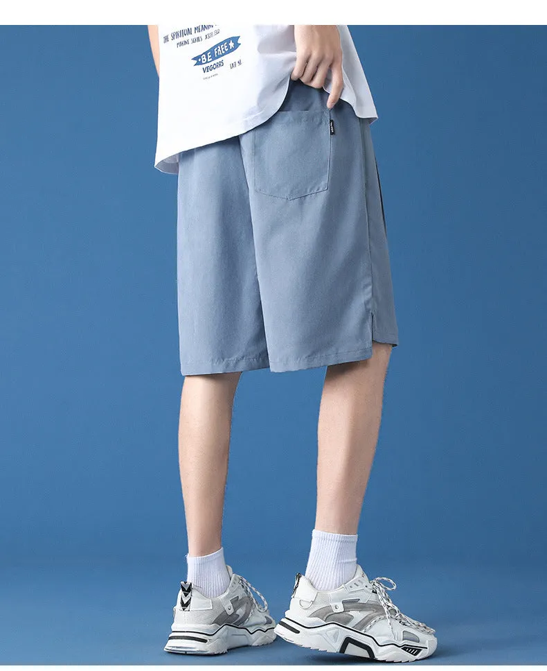 Men Shorts Summer Trendy Casual knee length Stylish Straight Loose Sporty Pants Shorts