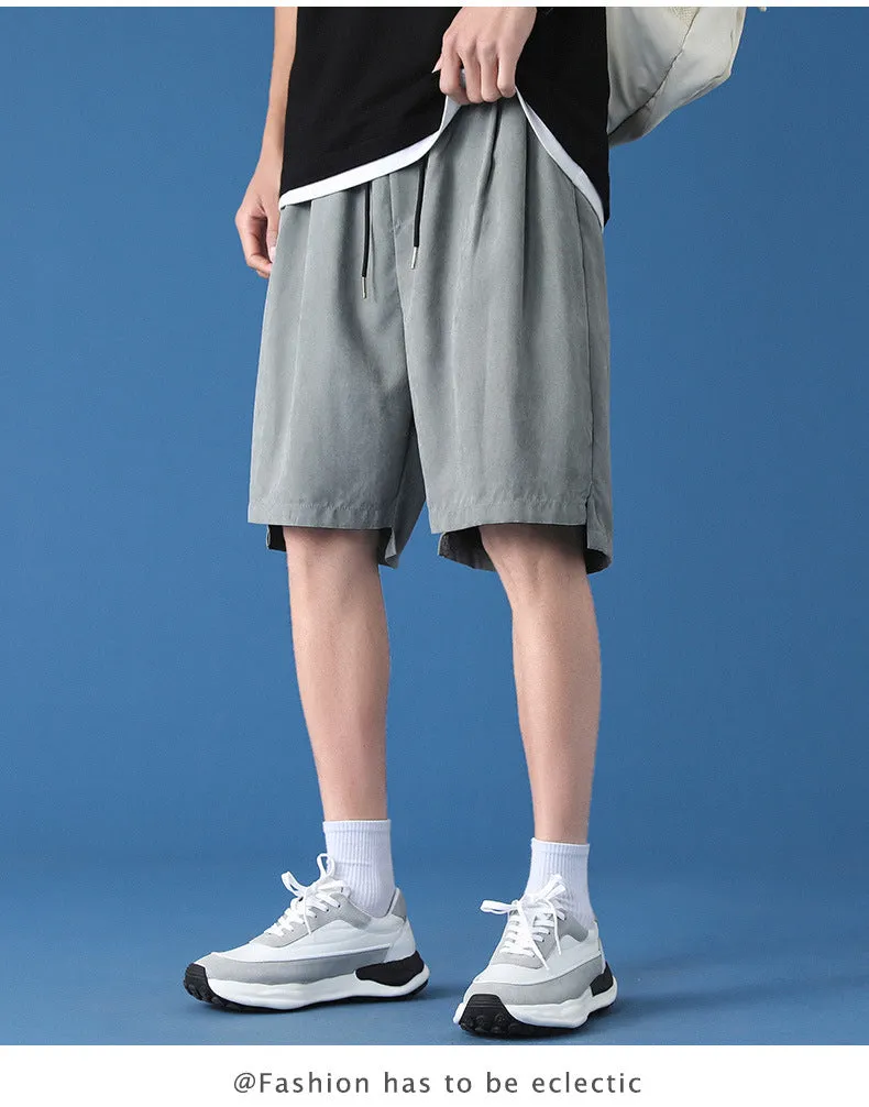 Men Shorts Summer Trendy Casual knee length Stylish Straight Loose Sporty Pants Shorts